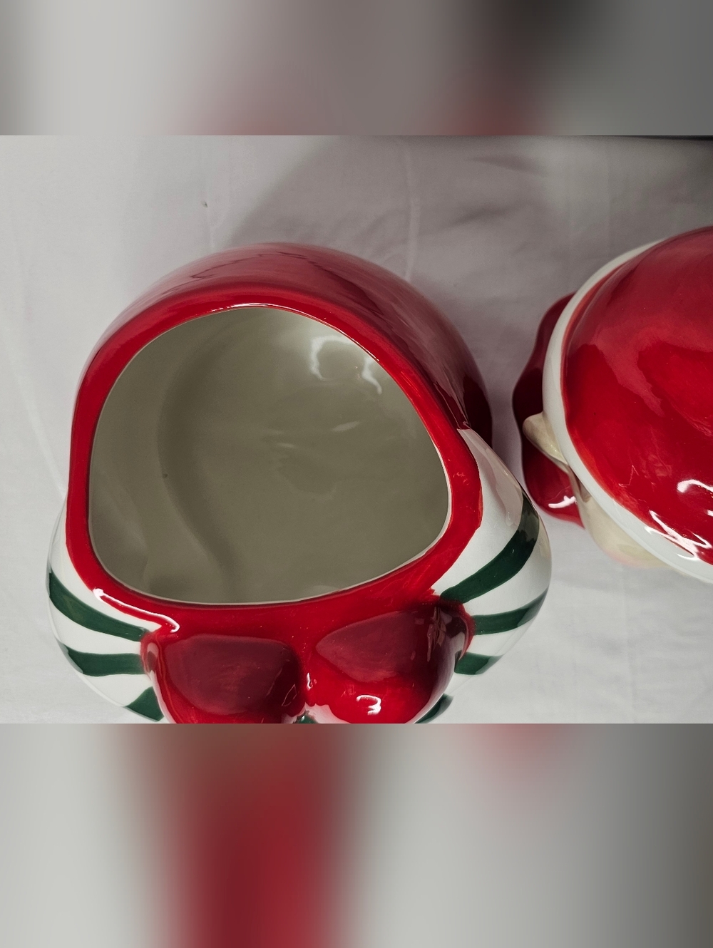 ​Cracker Barrel Christmas Elf Cookie Jar Earthenware Holiday Decor 11.5" - Picture 6 of 9